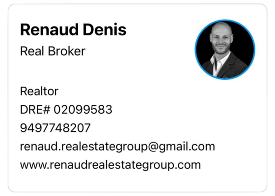 Digital Business Card for Real Estate Agents, Brokers, Sellers